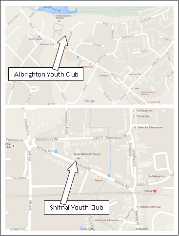 Map of how to find our loacations